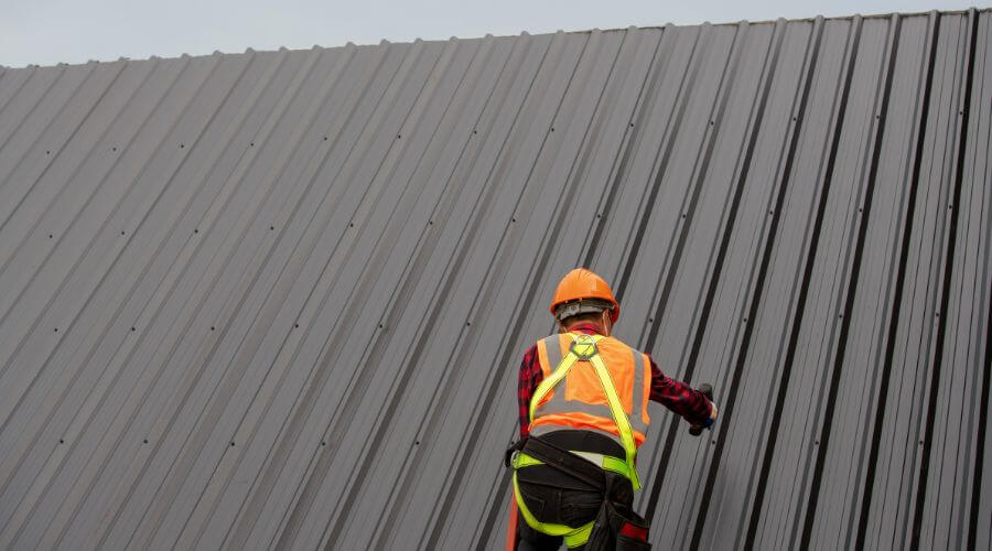 Professional metal roof installation services in Dannebrog, NE